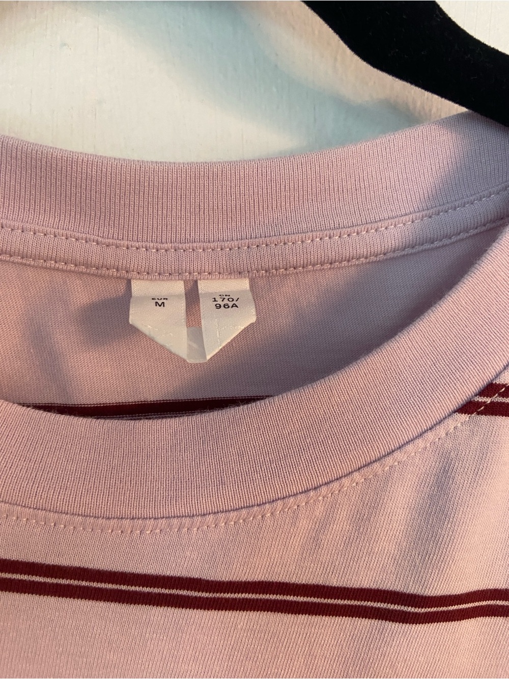 ARKET Purple Stripe Tee - Picture 4 of 6